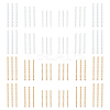 60Pcs 3 Style Brass Tube Beads KK-PH0003-86-1