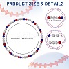 Polymer Clay Rhinestone Round Beaded Necklaces NJEW-SW00049-05-7