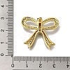 Rack Plating Brass Micro Pave Cubic Zirconia Charms KK-G500-14C-G-3