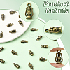 40Pcs Tibetan Style Zinc Alloy Pendants Sets TIBEP-SC0003-35AG-3