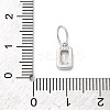 925 Sterling Silver Cubic Zirconia Charms STER-NH0014-01P-04-3