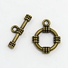 Tibetan Style Alloy Toggle Clasps K08VD071-1
