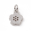 Brass Micro Pave Cubic Zirconia Charms ZIRC-F132-65P-2