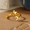 304 Stainless Steel Cuff Open Rings LS-RJEW-P182-03G-1