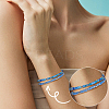 2 Colors Brass Flat Round Spacer Beads KK-BC0014-21A-6