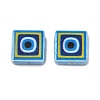 Printed Handmade Porcelain Beads PORC-G016-04N-1