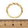 Brass Micro Pave Cubic Zirconia Finger Rings RJEW-C141-05G-5