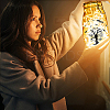 PVC Lamp Film for DIY Colorful Light Hanging Lamp Frosted Glass Jar DIY-WH0408-002-6