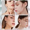 20Pcs 2 Color Brass Earring Hooks JX502A-7