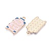 Alloy Enamel Pendants FIND-B007-03LG-2