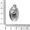 Natural Amethyst Round Pendants G-K339-03AS-09-3