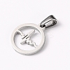 Non-Tarnish 304 Stainless Steel Pendants STAS-I127-064P-2