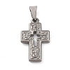 304 Stainless Steel Pendants STAS-P241-10P-1