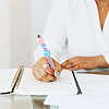 8Pcs 8 Colors UV Plated Plastic Ball-Point Pen AJEW-TA0001-84-7