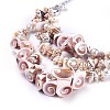 Shell Bib Statement Necklaces LS-NJEW-WH0004-01P-2