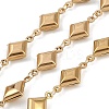 304 Stainless SIon Plating(IP) 304 Stainless Steel Rhombus Link Chains CHS-Z002-02G-1