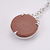 Synthetic Goldstone Keychain KEYC-P041-C04-4