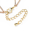 (Jewelry Parties Factory Sale)Brass Bar Link Chain Bracelets BJEW-JB04504-03-3