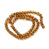 Electroplate Glass Beads Strands EGLA-A040-01F-2