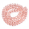 Electroplate Glass Beads Strands EGLA-A034-T10mm-A34-3