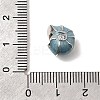 925 Sterling Silver Enamel European Beads STER-Z013-03P-3