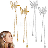 4Pcs 2 Colors Zinc Alloy Alligator Hair Clips for Women Girls PHAR-FG0001-01-1