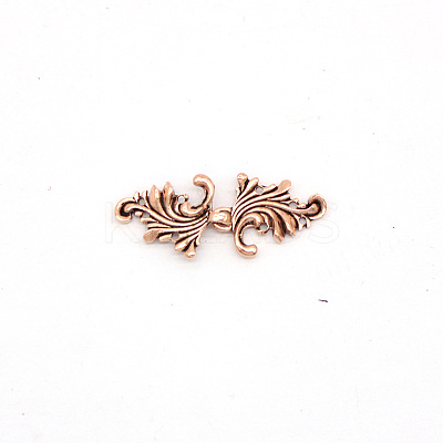 Eco-Friendly Zinc Alloy Hook Clasps PALLOY-WH0031-03R-1