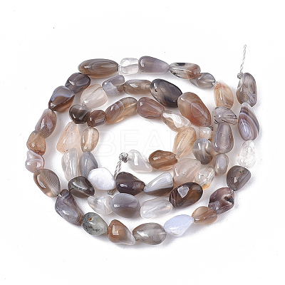Natural Botswana Agate Beads Strands LS-G-S363-043-1