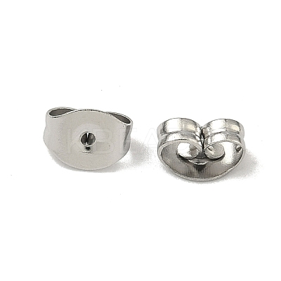 Tarnish Resistant 201 Stainless Steel Ear Nuts STAS-S028-11-1