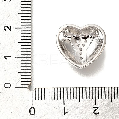 Rack Plating Brass Micro Pave Cubic Zirconia Pendants KK-I722-04P-Y-1
