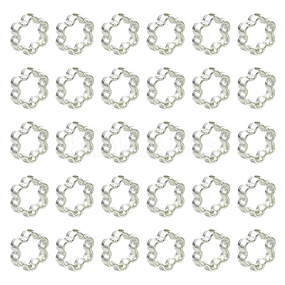 100Pcs CCB Plastic Bead Frame CCB-YW0001-67A-1