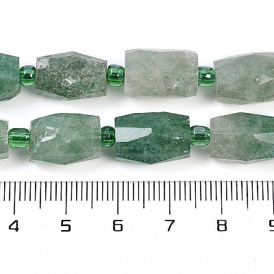Natural Green Strawberry Quartz Beads Strands G-G182-D02-01-1