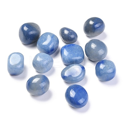Dyed & Heated Natural Blue Aventurine Beads LS-G-M368-08A-1