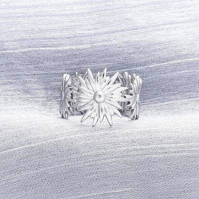 304 Stainless Steel Cuff Rings RJEW-D306-27P-04-1