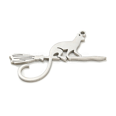 Non-Tarnish 304 Stainless Steel Pendants STAS-Q255-08P-1
