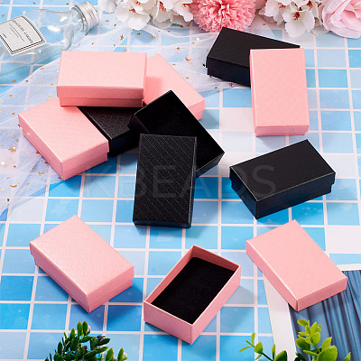 Rectangle Cardboard Paper Jewelry Box CON-TAC0015-01F-1