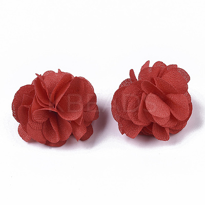 Polyester Fabric Flowers X-FIND-R076-02K-1