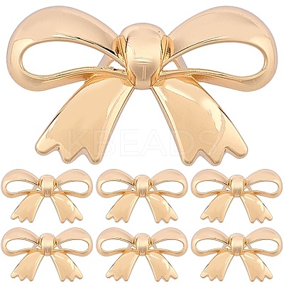 12Pcs Bowknot Alloy Decorative Buckles FIND-CP0003-69-1
