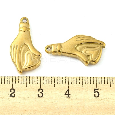 Ion Plating(IP) 304 Stainless Steel Pendants STAS-P341-18G-1