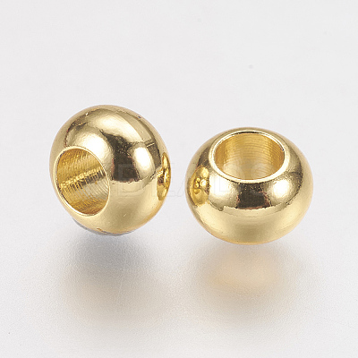 Brass Spacer Beads X-KK-F730-04G-1