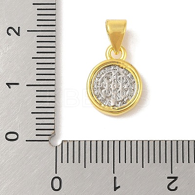 Rack Plating Brass Pendants KK-S380-31G-A-1