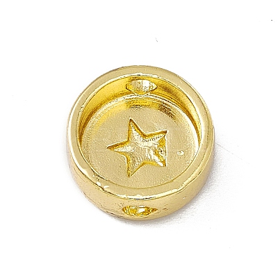 Brass Enamel Beads LS-KK-F814-03G-04-1