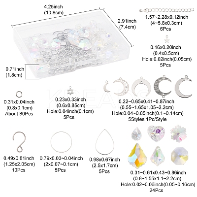 DIY Jewerly Pendant Decoration Making Kits DIY-FS0008-64-1