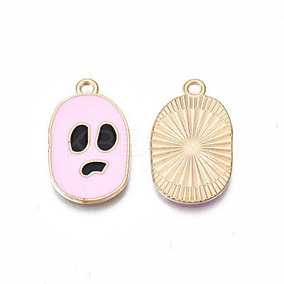 Alloy Enamel Pendants ENAM-S130-21B-1