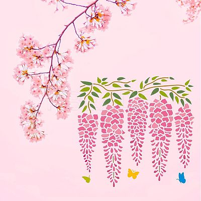 Plastic Reusable Drawing Painting Stencils Templates DIY-WH0172-481-1