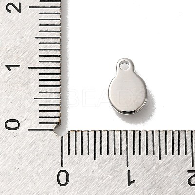 304 Stainless Steel Glass Pendants STAS-B074-02P-04-1