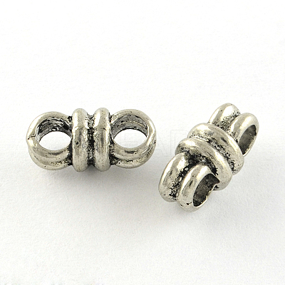Tibetan Style Alloy Multi-Strand Links TIBE-Q047-18AS-RS-1