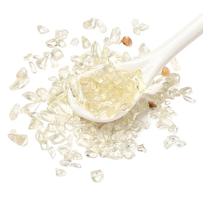 Natural Lemon Quartz(Heated) Beads Chip Beads G-Q193-08C-1