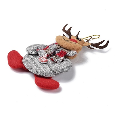 Christmas Polyester with Resin Pendant Decorations FIND-D030-01B-1