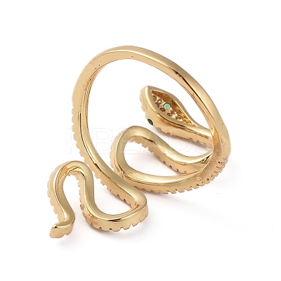 Adjustable Brass Finger Rings X-RJEW-G096-40G-1